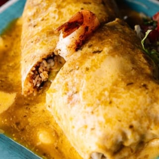 Enchilada Style Burrito