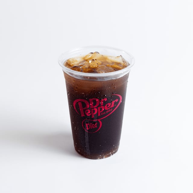 Diet Dr. Pepper Bottle.