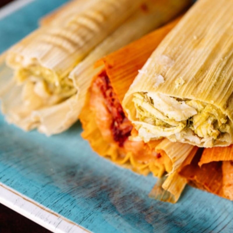 Tamale Verde Pollo Chamaco.