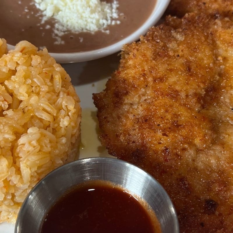 Breaded Chicken.
