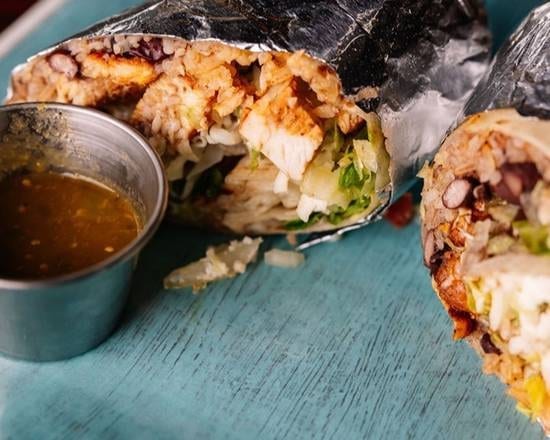 Catering Mini Steak Burrito.